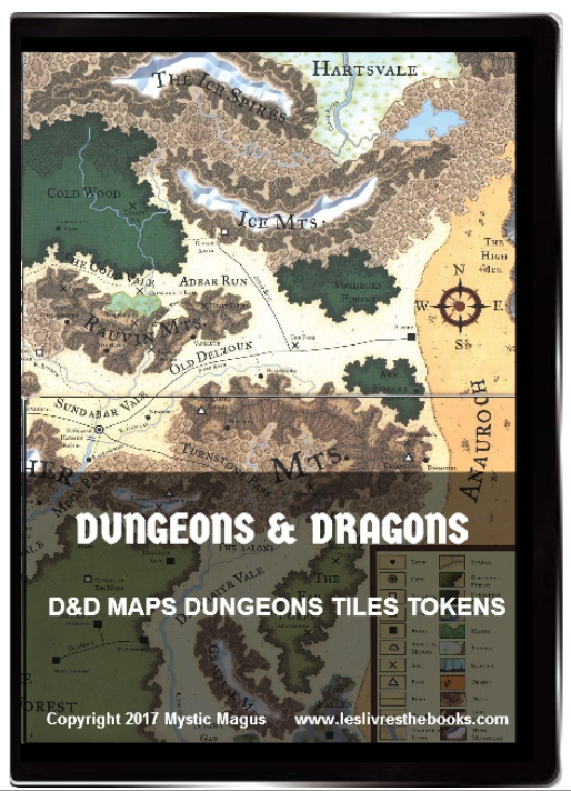 Image for Dungeons And Dragons, / D&D, / RPG, / Dungeon Master, / Maps, / Dungeons, / Dungeons Tiles, / Monster Tokens, / Books on DVD / With DVD Case