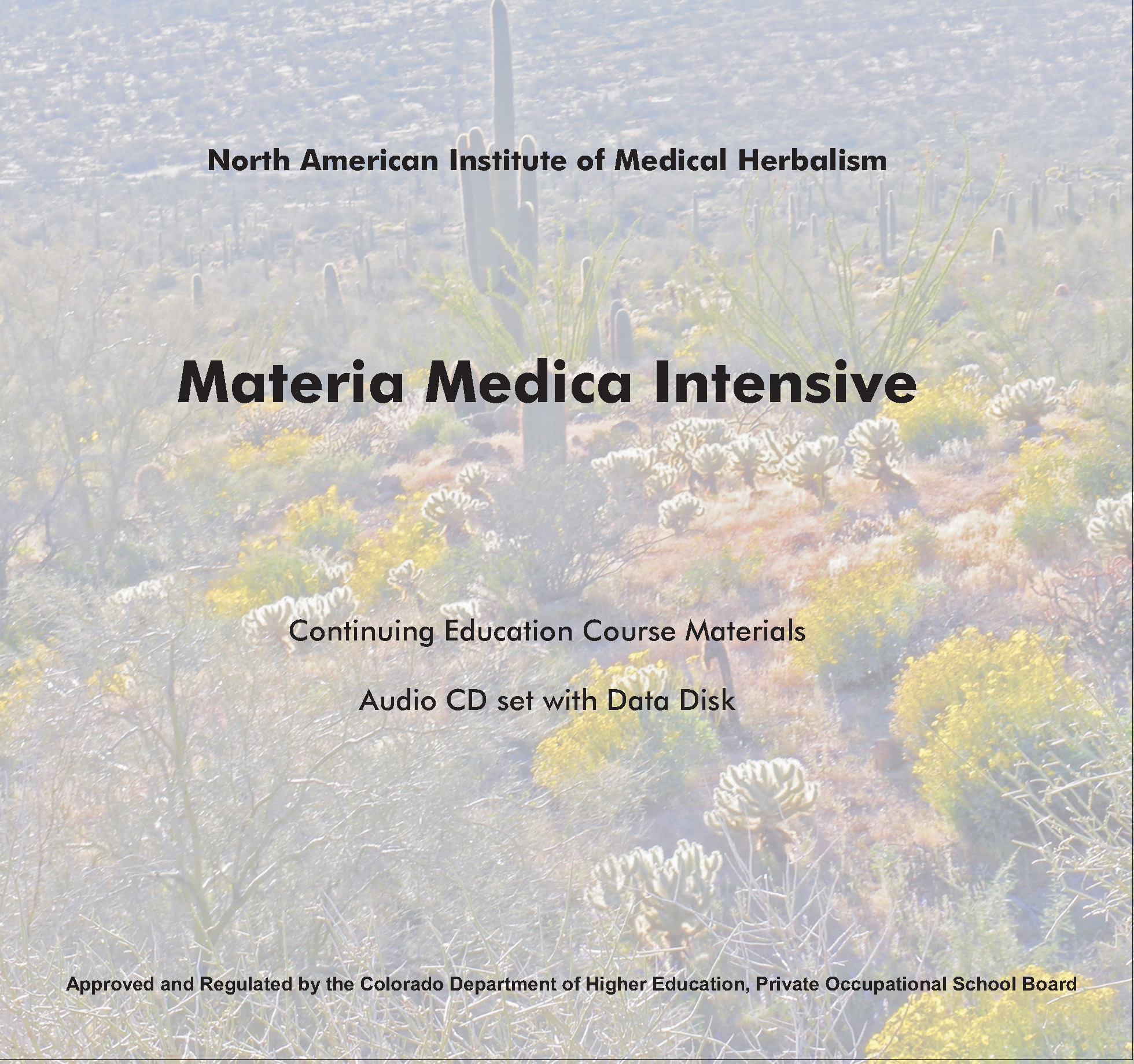 Image for NAIMH Materia Medica Intensive : Continuing Education Course Materials Audia CDs North American Institute of Medical Herbalism