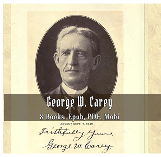 Image for George W. Carey: 8 E-books eBooks on CD: Biochemic System Of Medicine, God Man; The Word Made Flesh, AntiChrist, Chemistry Of Human Life, Tree Of Life, Wonders Of The Human Body, Zodiac And The Salts Of Salvation, Transmutation
