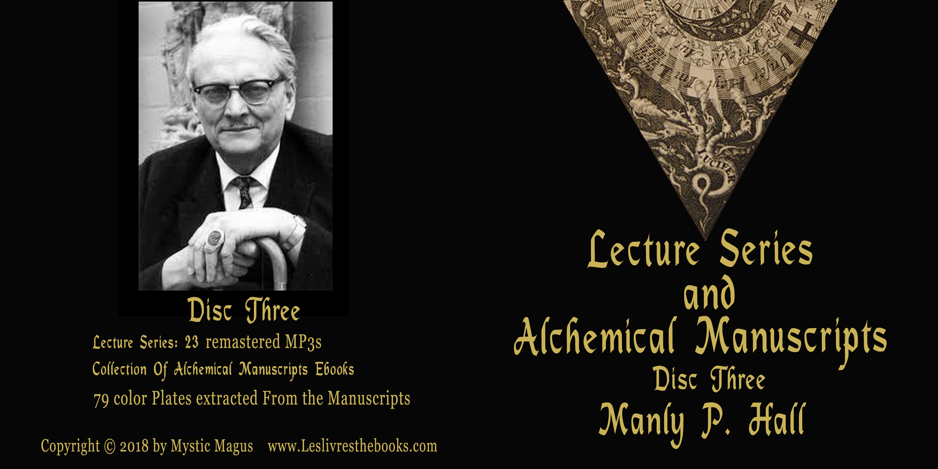 Image for Manly P Hall: Complete Tapes, Albums, Audio Lecture Series, and Alchemical Manuscripts, Audiobooks Mp3s, and Ebooks, On 3 DVDs! Plus Bonus Books and Videos!