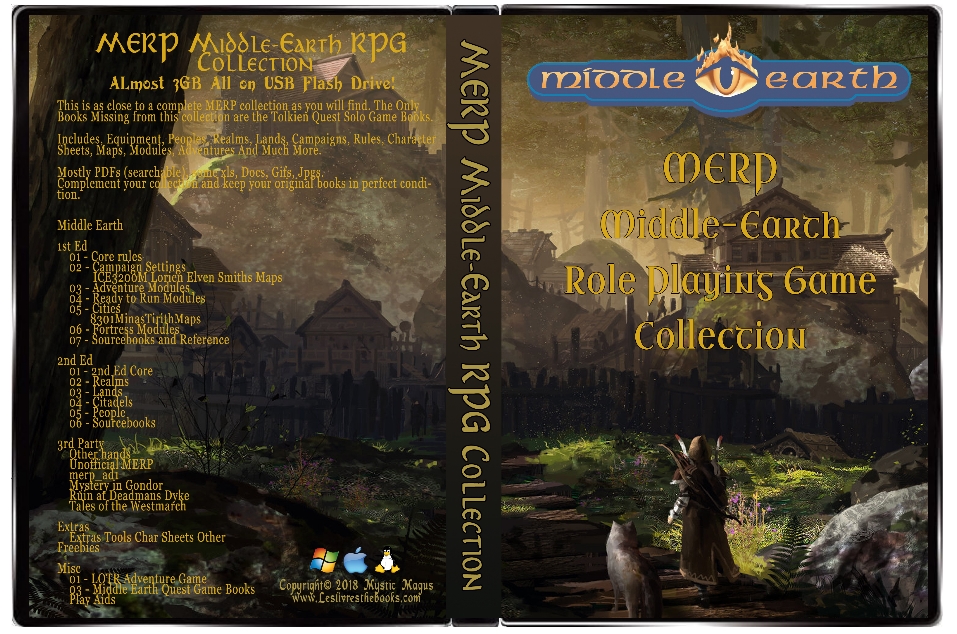 MERP MiddleEarth Role Playing. Complete Collection, Lot, Set. All the