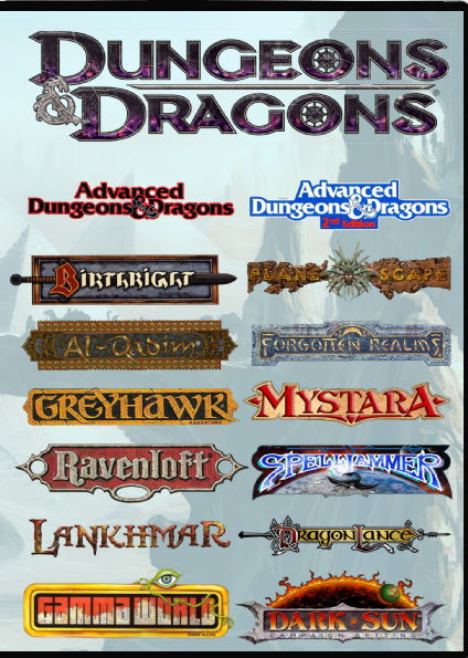 Image for TSR Dungeons and Dragons Complete Old School Ebooks. Original edition, with AD&D 1 & 2E Volume 2 on USB Flash Drive