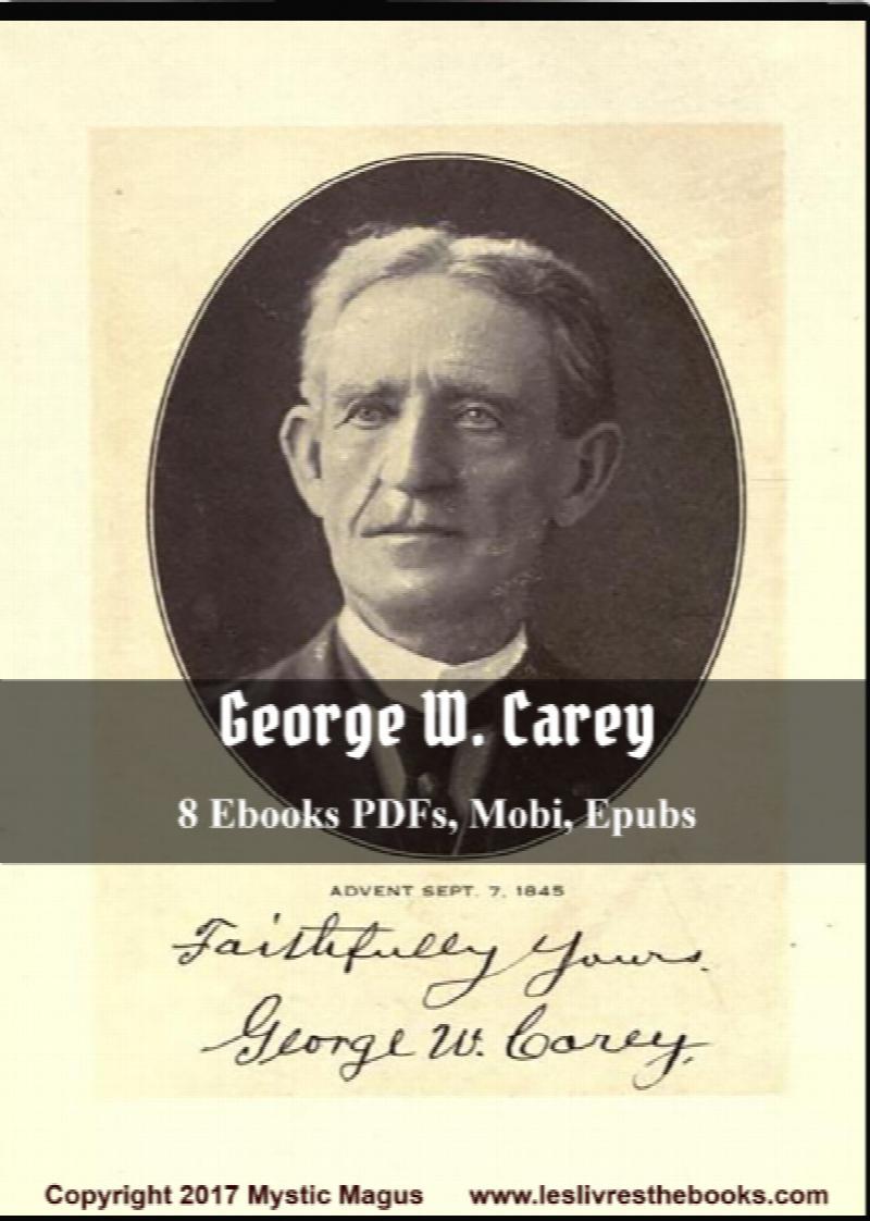 Image for George W. Carey: 8 eBooks on USB: Biochemic System Of Medicine, God Man; The Word Made Flesh, AntiChrist, Chemistry Of Human Life, Tree Of Life, Wonders Of The Human Body, Zodiac And The Salts Of Salvation, Transmutation